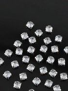 Стразы пришивные «Шатон», круглые, в цапах, d=6 мм, 100 шт., белые - Фото 2