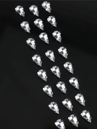 Стразы пришивные «Капля», в цапах, 6×10 мм, 50 шт., белые - Фото 5