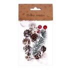 Новогодний декор «Морозные шишки», набор - Фото 4