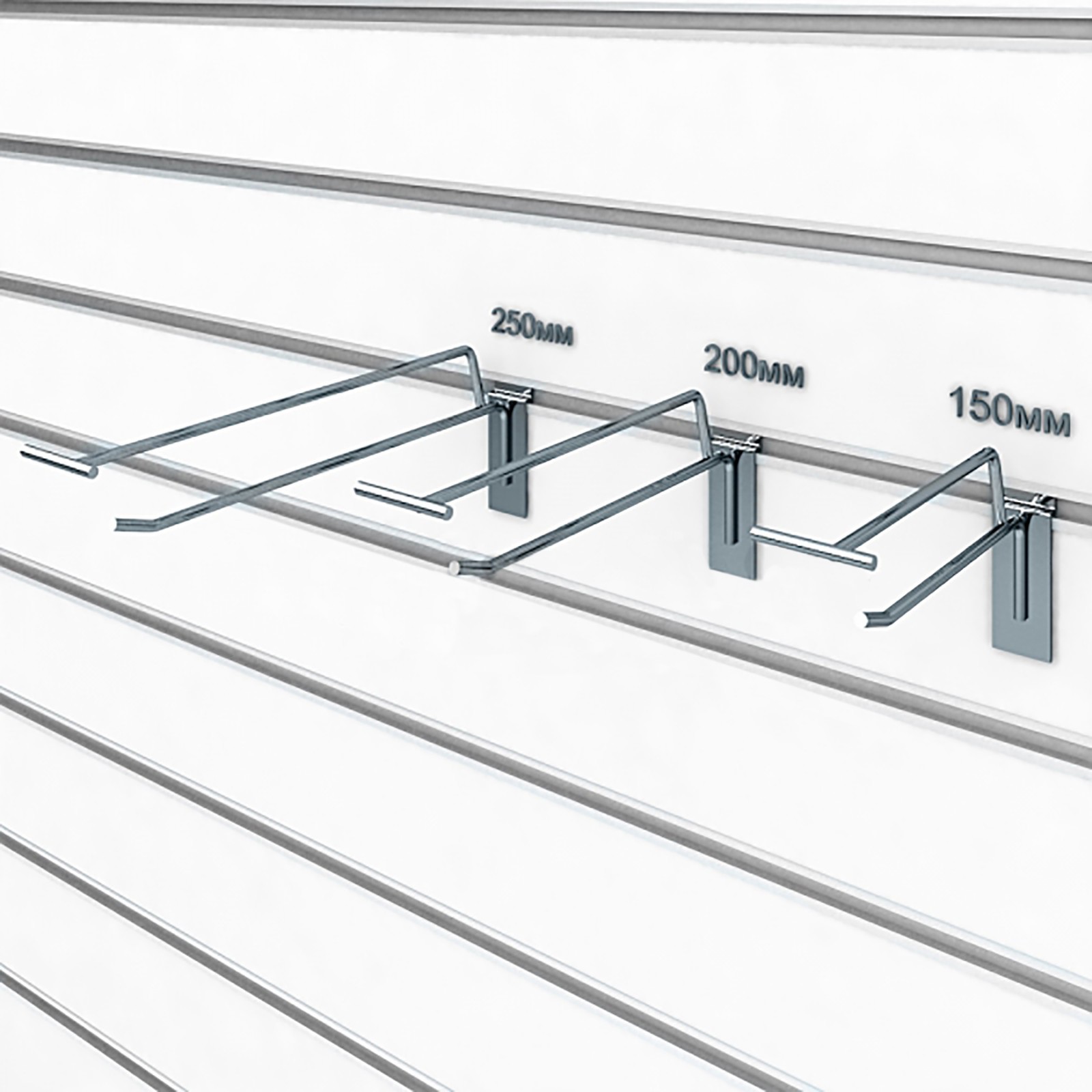 Крючок для экономпанелей с ценникодержателем, d=4.8мм, L=15 см, цвет ...