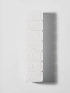 Таблетница «Ряд», английские буквы, 7 секций, 13 см × 3.5 см × 2.5 см, белая - Фото 4