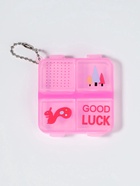 Таблетница GOOD LUCK, с цепочкой, 6.5×6×1.5 см, 4 секции, МИКС - Фото 3