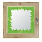Окно 100х100 см, "Кленовые листья", однокамерный стеклопакет, уплотнитель, хвоя - фото 299686449