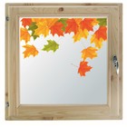 Окно 50х60 см, "Осенние краски", однокамерный стеклопакет, уплотнитель, хвоя - фото 298095160