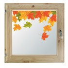 Окно 70х70 см, "Осенние краски", однокамерный стеклопакет, уплотнитель, хвоя - фото 298095166