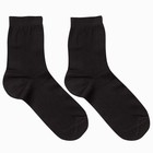 Набор носков мужских (5 пар) цвет чёрный, размер 27 - Фото 1