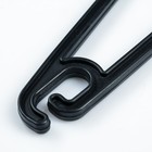Вешалка-плечики для одежды «Люкс», размер 46-50, цвет чёрный - Фото 3