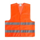 Жилет сигнальный, светоотражающий, оранжевый, 2 класс, размер 68×55 см, 60 г/м² - Фото 6