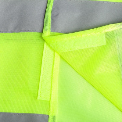 Жилет сигнальный, светоотражающий, салатовый, 3 класс, размер 68×55 см, 60 г/м²