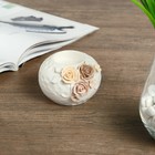 Подсвечник керамика на 1 свечу "Розы" МИКС 6х9,5х9 см - Фото 1