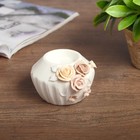 Подсвечник керамика на 1 свечу "Розы" МИКС 6х9,5х9 см - Фото 2