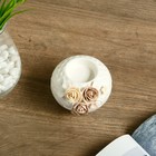 Подсвечник керамика на 1 свечу "Розы" МИКС 6х9,5х9 см - Фото 3