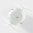 Сахарница Добрушский завод «Сирень», 550 мл, с крышкой, фарфор, белая - Фото 5