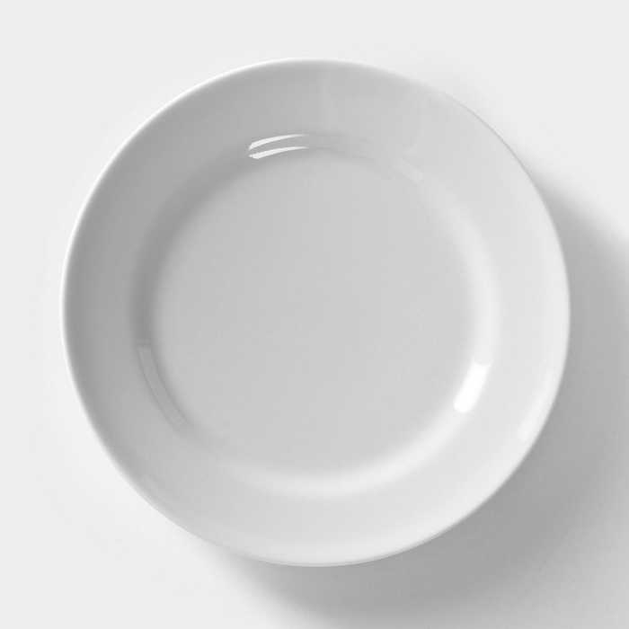 Тарелка фарфоровая «Идиллия», d=16,5 см, белая - фото 1908222030