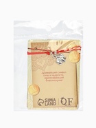 Браслет-оберег «Красная нить. Слон», на счастье, цвет чернёное серебро, L=20 см - Фото 5