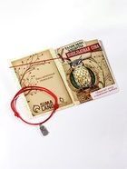 Браслет-оберег «Красная нить» кошельковая сова, цвет чернёное серебро, 20 см - Фото 6