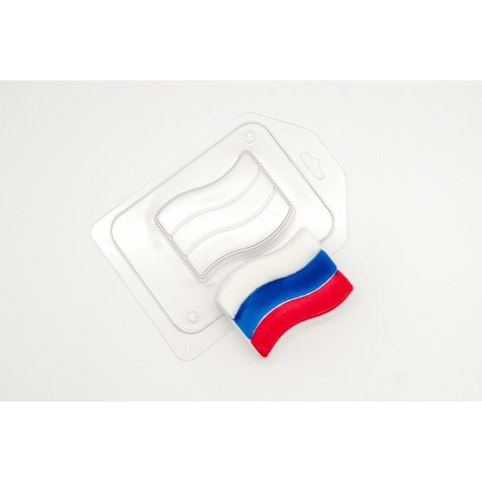 Пластиковая форма для мыла "Триколор" 7,5х5 см - Фото 1