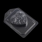 Пластиковая форма для мыла "Единорог на сердечке" 8,5х8 см - Фото 2