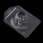 Пластиковая форма для мыла "Единорог на сердечке" 8,5х8 см - Фото 3