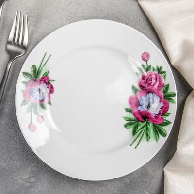 Тарелка «Пион», d=20 см