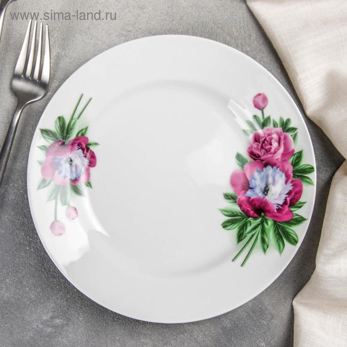 Тарелка «Пион», d=20 см - Фото 1