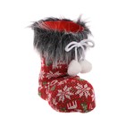 Конфетница «Сапожок», с ёлочками, на завязках, цвета МИКС - фото 9962727