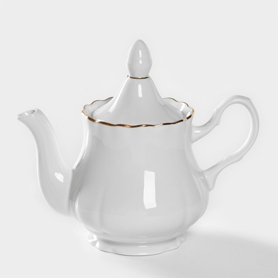 Чайник заварочный Добрушский завод «Романс», 800 мл, фарфор, белый