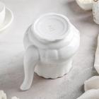 Чайник фарфоровый «Романс», 800 мл, цвет белый - Фото 3
