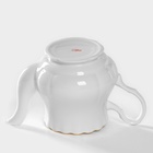 Чайник фарфоровый «Романс», 800 мл, цвет белый - фото 4597318