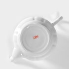 Чайник фарфоровый «Романс», 800 мл, цвет белый - фото 4597319