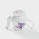 Чайник «Сирень», 800 мл, цвет белый - фото 4534094