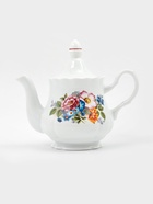 Чайник заварочный Добрушский завод «Букет цветов», 800 мл, фарфор, белый - Фото 1