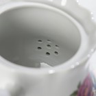 Чайник фарфоровый «Букет цветов», 800 мл - Фото 3