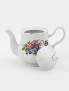 Чайник заварочный Добрушский завод «Букет цветов», 800 мл, фарфор, белый - Фото 4