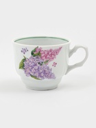 Чайная пара Добрушский завод «Сирень», 2 предмета: чашка 250 мл, блюдце d=15 см, фарфор, белая - Фото 2