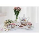 Чайная пара «Букет цветов», 250 мл, блюдце d=15 см - Фото 8