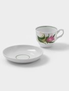 Чайная пара Добрушский завод «Колокольчики», 2 предмета: чашка 250 мл, блюдце d=15 см, фарфор, белая - Фото 2