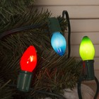 Набор ламп накливания, E12, 10 Вт, 50 штук, для гирлянд, белый/зелен/красн/син/желт, матовые - Фото 7
