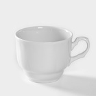 Чашка чайная фарфоровая «Тюльпан», 250 мл, d=8,5 см - фото 8358306