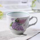 Чашка чайная фарфоровая «Сирень», 250 мл - Фото 1