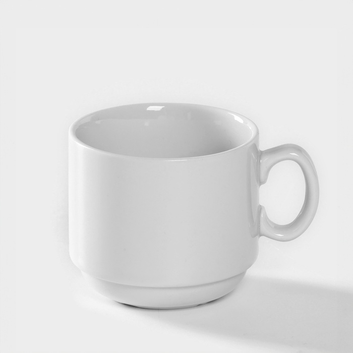 Чашка кофейная фарфоровая «Мокко», 100 мл, d=6,1 см - фото 1908222071