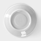 Кофейная пара Добрушский завод «Бельё», 2 предмета: чашка 100 мл, блюдце d=11 см, фарфор, белая - Фото 5