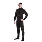 Термобельё мужское (джемпер, брюки), цвет чёрный, размер 46, рост 176 - Фото 1