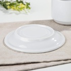 Чайная пара Добрушский завод «Бельё», 2 предмета: чашка 220 мл, блюдце d=13.8 см, фарфор, белая - Фото 6