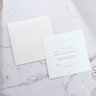 Приглашение на свадьбу «Узоры», 16 х 16 см - Фото 5