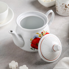 Чайник «Маки красные», 550 мл - Фото 2