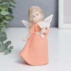 Сувенир керамика "Ангел-девочка в цветном платье с букетом" МИКС 11х6х4 см - Фото 3
