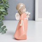 Сувенир керамика "Ангел-девочка в цветном платье с букетом" МИКС 11х6х4 см - Фото 4