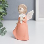 Сувенир керамика "Ангел-девочка в цветном платье с букетом" МИКС 11х6х4 см - Фото 6
