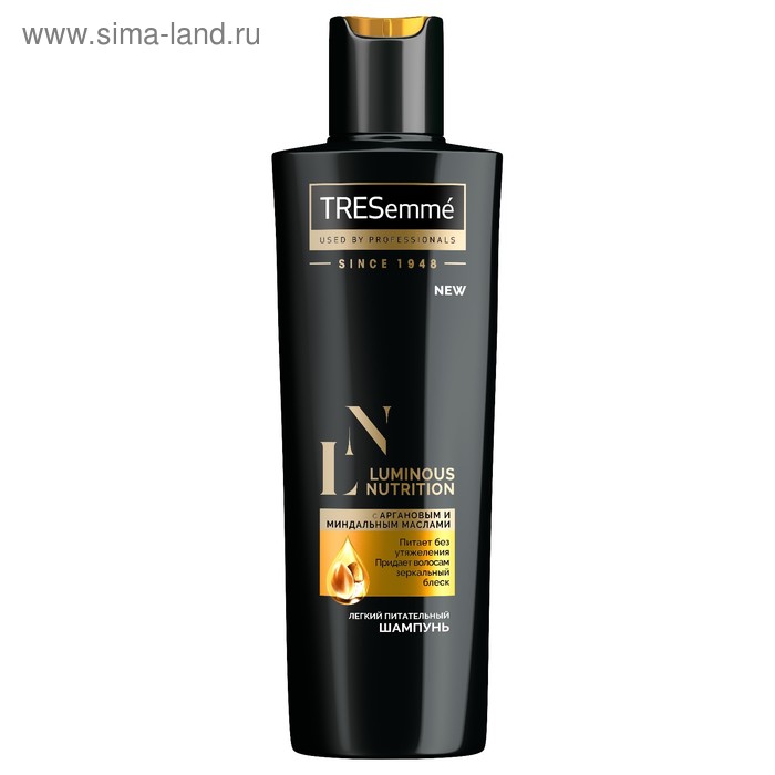 Шампунь для волос Tresemme Luminous Nutrition, питательный, 230 мл - Фото 1